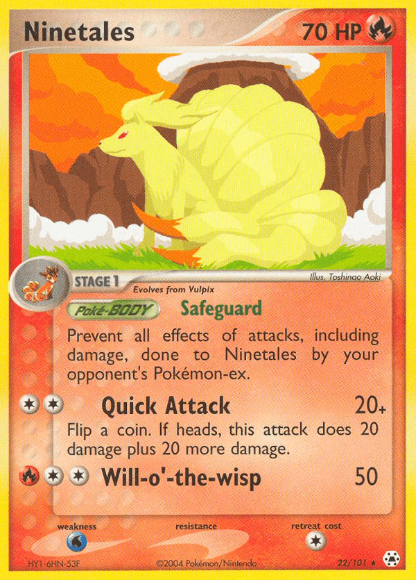 Ninetales (22/101) [EX: Hidden Legends] Pokemon Single Pokémon  | Multizone: Comics And Games