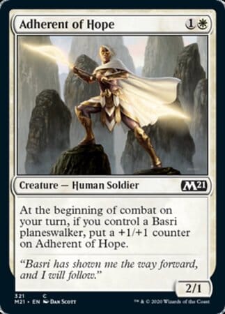 Adherent of Hope [Core Set 2021] MTG Single Magic: The Gathering  | Multizone: Comics And Games