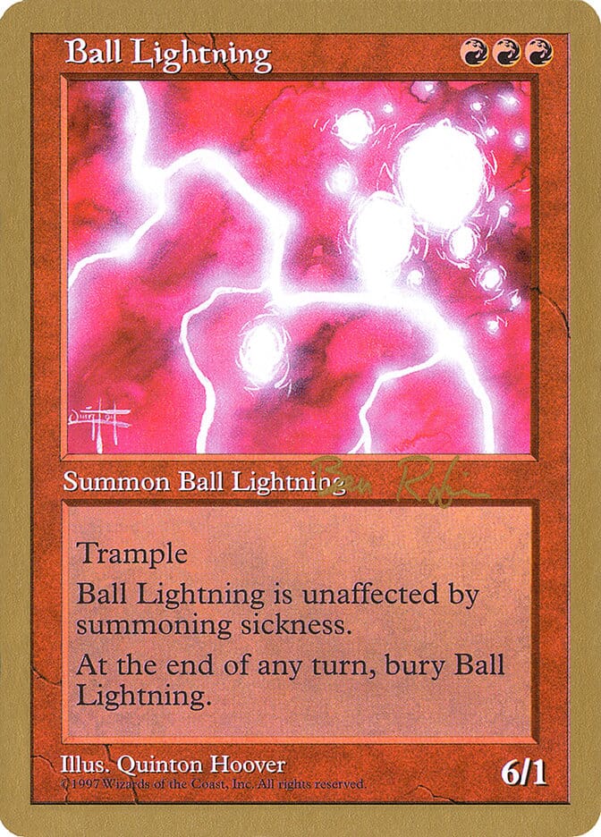 Ball Lightning (Ben Rubin) [World Championship Decks 1998] MTG Single Magic: The Gathering  | Multizone: Comics And Games