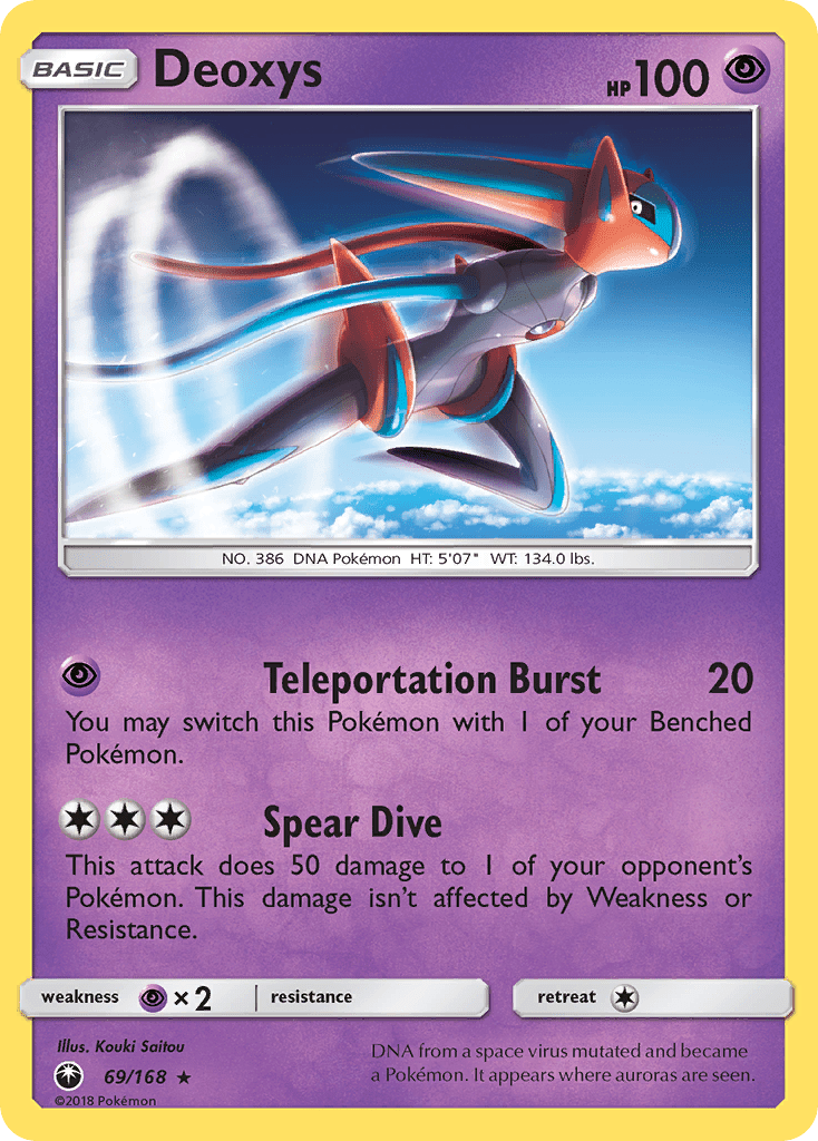 Deoxys (69/168) [Sun & Moon: Celestial Storm] Pokemon Single Pokémon  | Multizone: Comics And Games