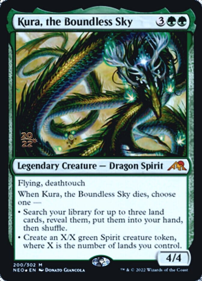 Kura, the Boundless Sky [Kamigawa: Neon Dynasty Prerelease Promos] MTG Single Magic: The Gathering  | Multizone: Comics And Games