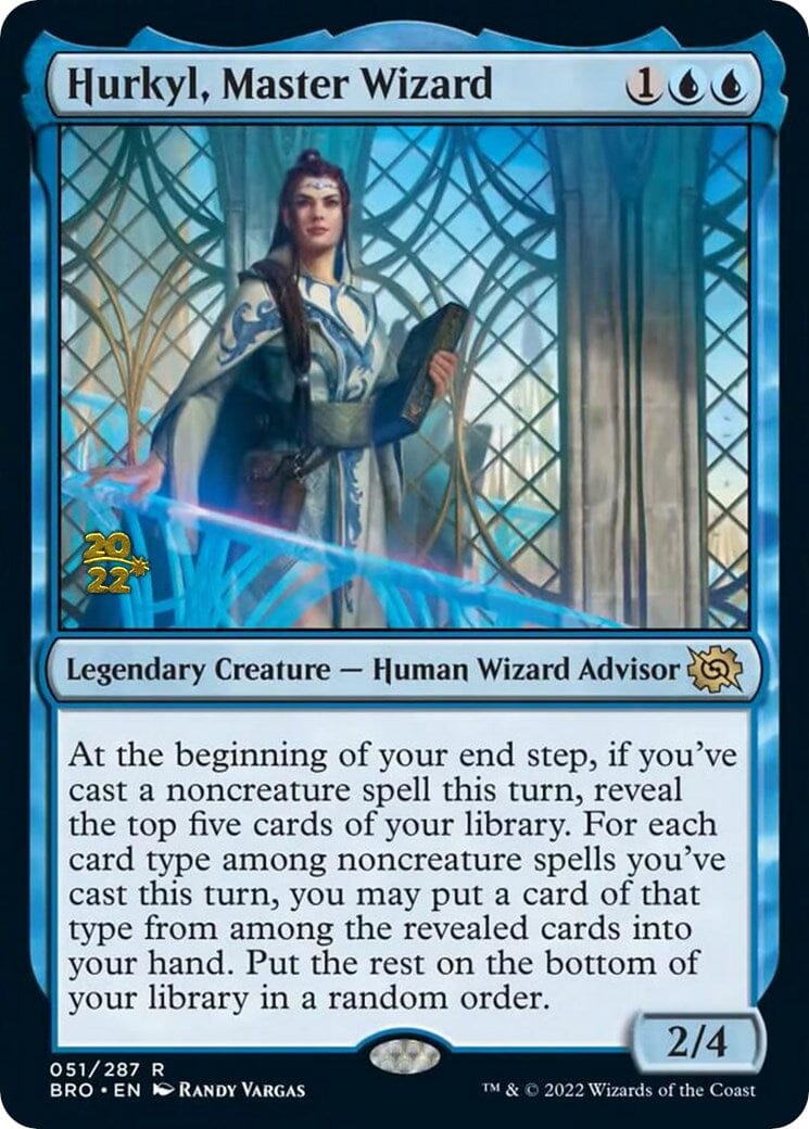 Hurkyl, Master Wizard [The Brothers' War: Prerelease Promos] MTG Single Magic: The Gathering  | Multizone: Comics And Games