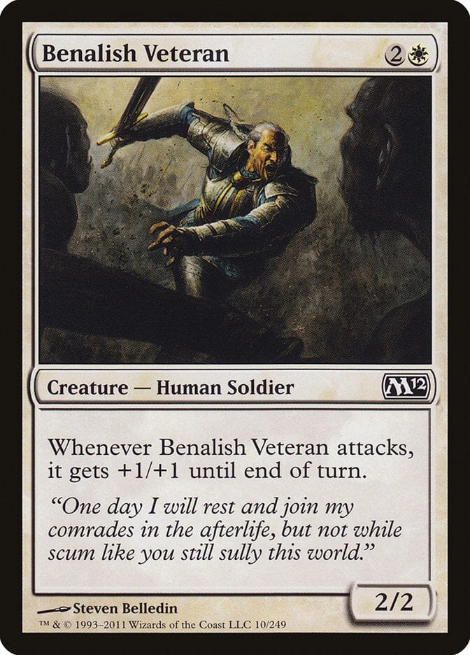 Benalish Veteran [Magic 2012] MTG Single Magic: The Gathering  | Multizone: Comics And Games