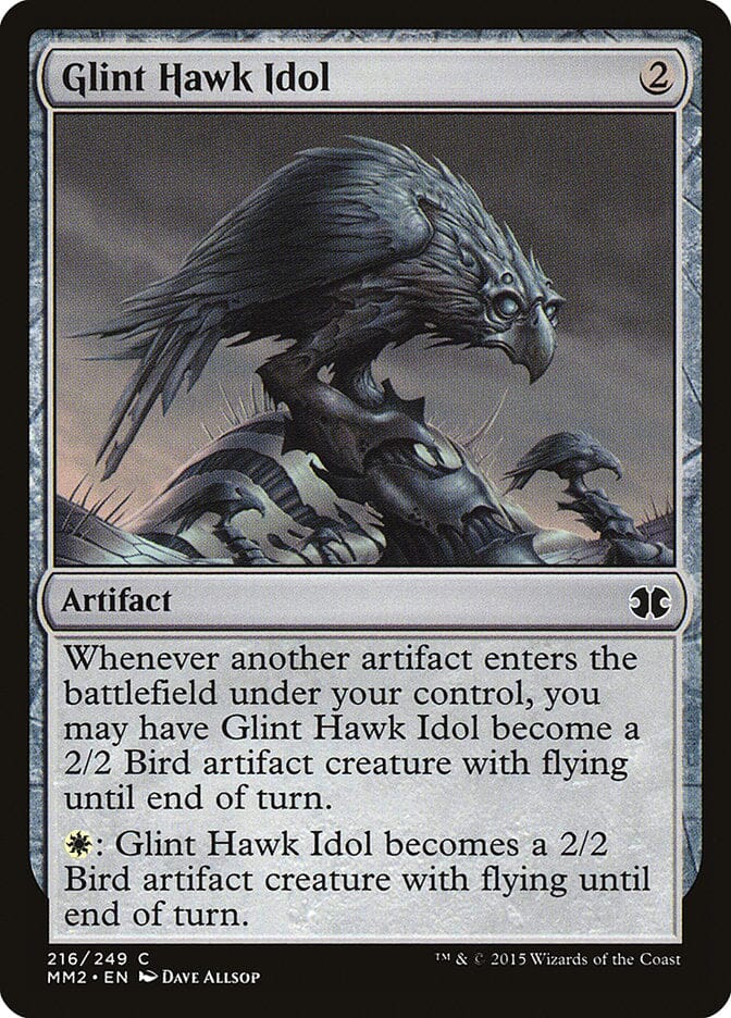 Glint Hawk Idol [Modern Masters 2015] MTG Single Magic: The Gathering  | Multizone: Comics And Games