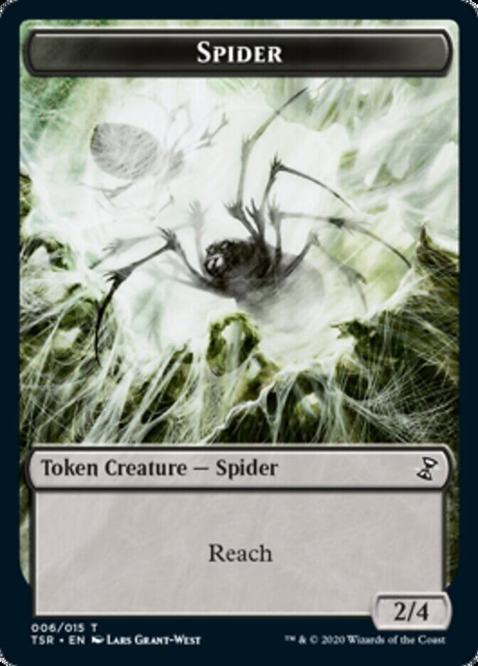 Spider Token [Time Spiral Remastered Tokens] MTG Single Magic: The Gathering  | Multizone: Comics And Games
