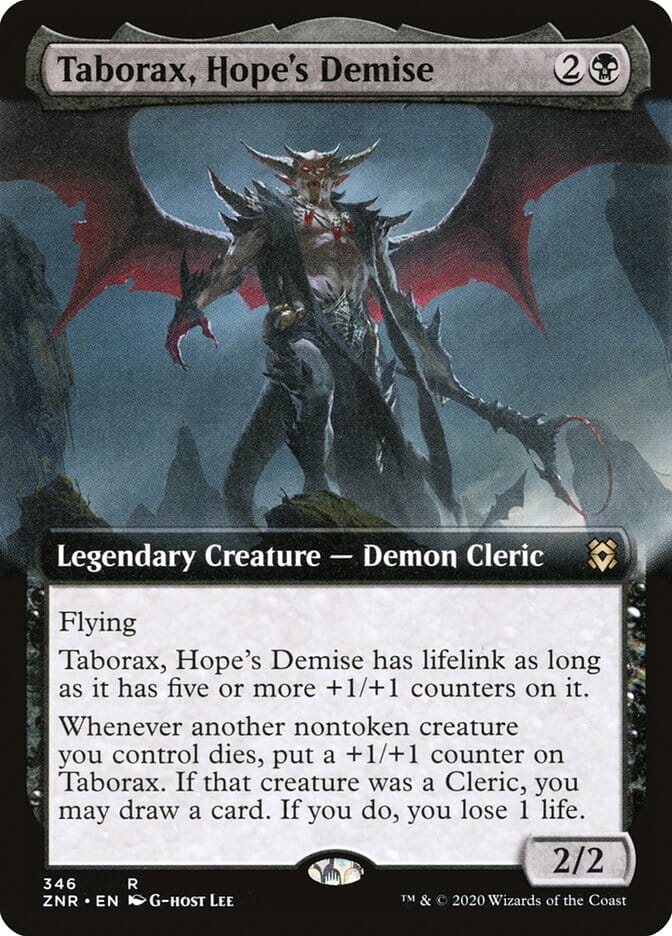 Taborax, Hope's Demise (Extended Art) [Zendikar Rising] MTG Single Magic: The Gathering  | Multizone: Comics And Games