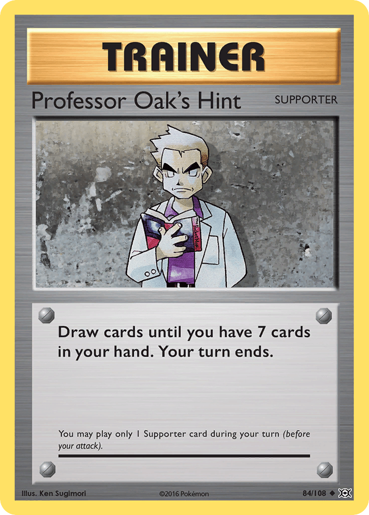 Professor Oak's Hint (84/108) [XY: Evolutions] Pokemon Single Pokémon  | Multizone: Comics And Games
