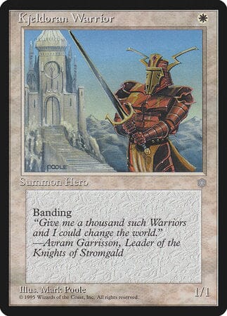Kjeldoran Warrior [Ice Age] MTG Single Magic: The Gathering  | Multizone: Comics And Games