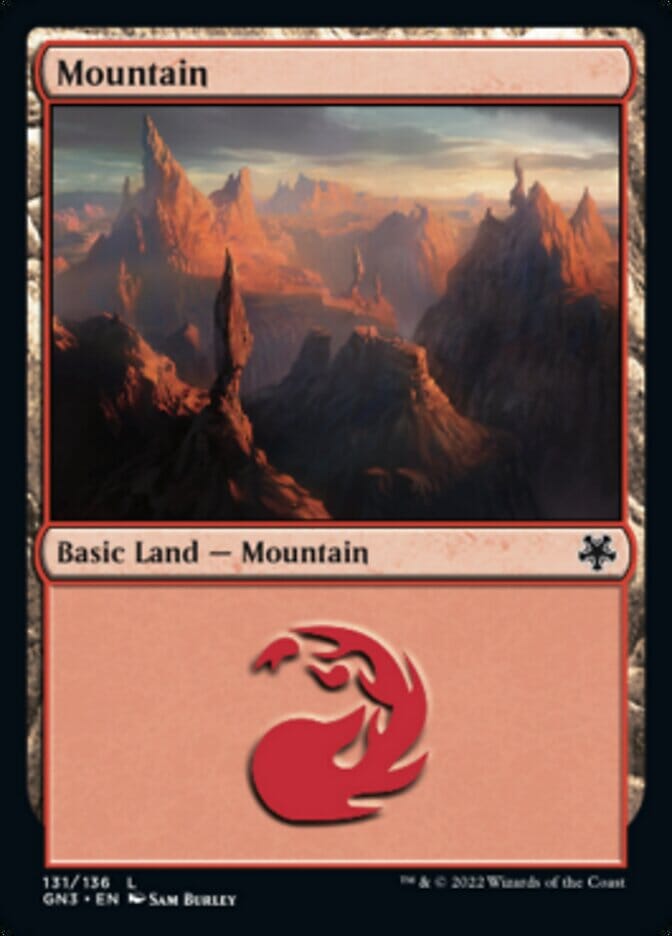 Mountain (131) [Game Night: Free-for-All] MTG Single Magic: The Gathering  | Multizone: Comics And Games
