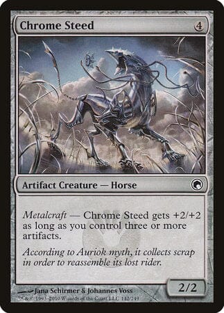 Chrome Steed [Scars of Mirrodin] MTG Single Magic: The Gathering  | Multizone: Comics And Games