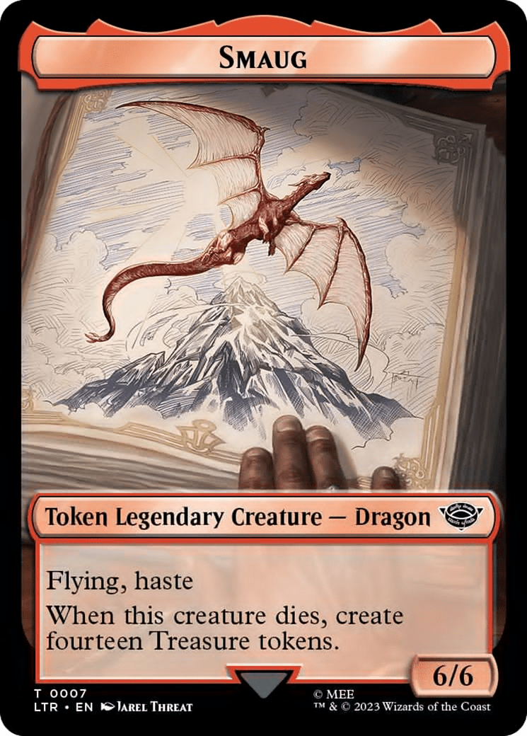 Food (11) // Smaug Double-Sided Token [The Lord of the Rings: Tales of Middle-Earth Tokens] MTG Single Magic: The Gathering  | Multizone: Comics And Games