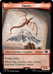 Food (11) // Smaug Double-Sided Token [The Lord of the Rings: Tales of Middle-Earth Tokens] MTG Single Magic: The Gathering  | Multizone: Comics And Games