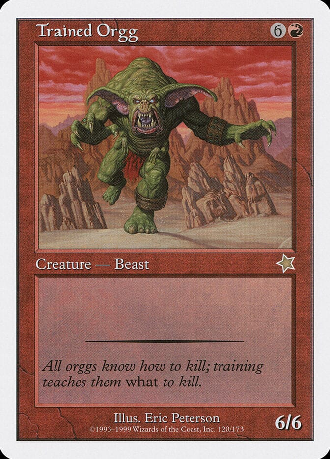 Trained Orgg [Starter 1999] MTG Single Magic: The Gathering  | Multizone: Comics And Games