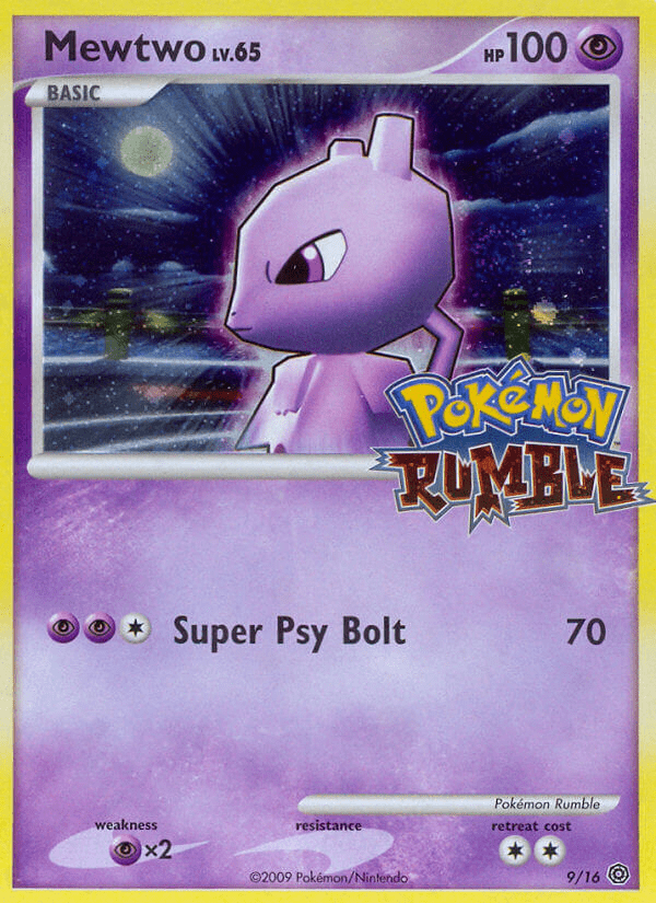 Mewtwo (9/16) [Pokémon Rumble] Pokemon Single Pokémon  | Multizone: Comics And Games