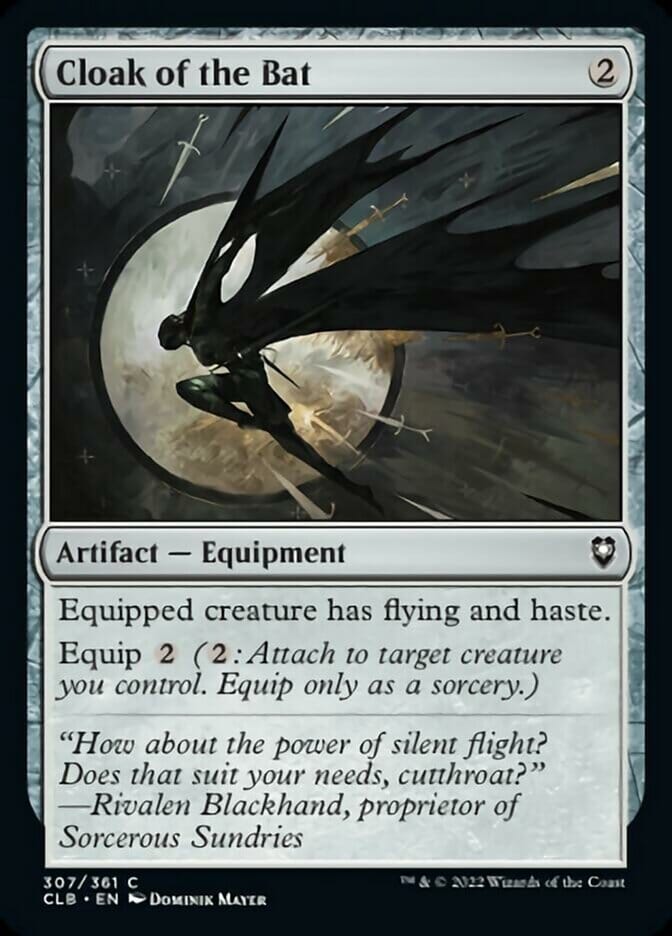 Cloak of the Bat [Commander Legends: Battle for Baldur's Gate] MTG Single Magic: The Gathering  | Multizone: Comics And Games