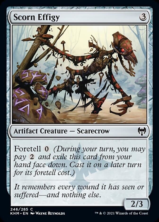 Scorn Effigy [Kaldheim] MTG Single Magic: The Gathering  | Multizone: Comics And Games
