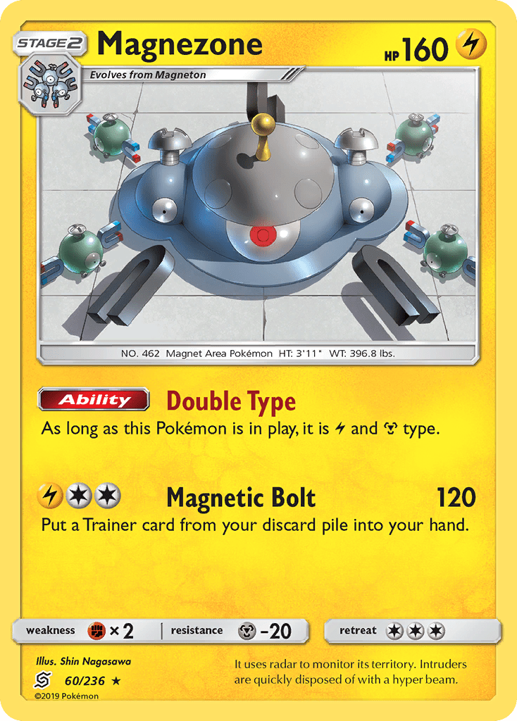 Magnezone (60/236) [Sun & Moon: Unified Minds] Pokemon Single Pokémon  | Multizone: Comics And Games
