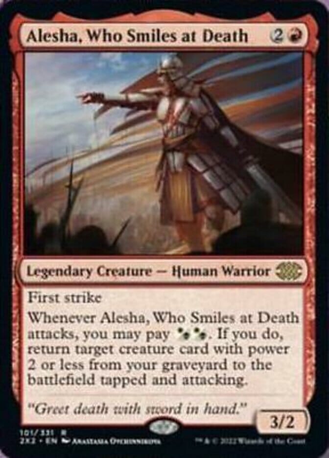 Alesha, Who Smiles at Death [Double Masters 2022] MTG Single Magic: The Gathering  | Multizone: Comics And Games