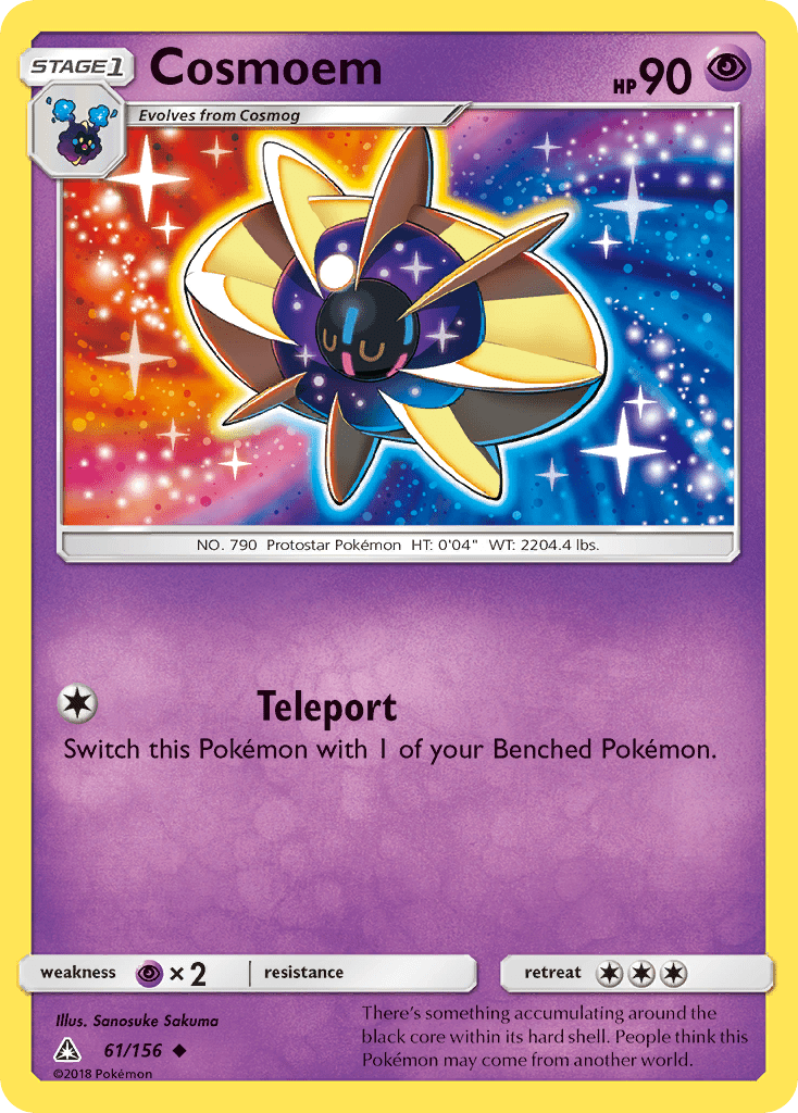 Cosmoem (61/156) [Sun & Moon: Ultra Prism] Pokemon Single Pokémon  | Multizone: Comics And Games