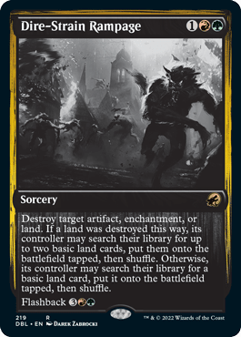 Dire-Strain Rampage [Innistrad: Double Feature] MTG Single Magic: The Gathering  | Multizone: Comics And Games