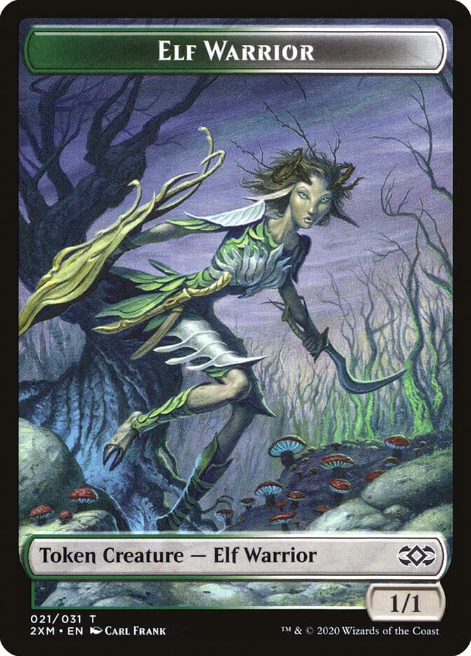 Elf Warrior Token [Double Masters] MTG Single Magic: The Gathering  | Multizone: Comics And Games