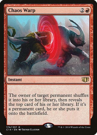 Chaos Warp [Commander 2014] MTG Single Magic: The Gathering  | Multizone: Comics And Games