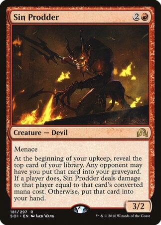 Sin Prodder [Shadows over Innistrad] MTG Single Magic: The Gathering  | Multizone: Comics And Games