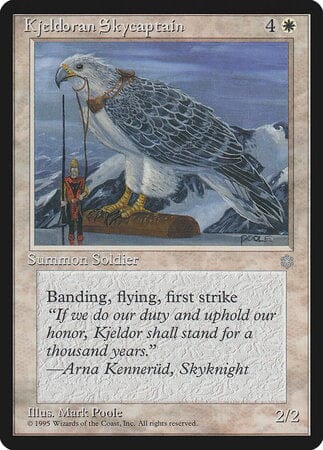 Kjeldoran Skycaptain [Ice Age] MTG Single Magic: The Gathering  | Multizone: Comics And Games