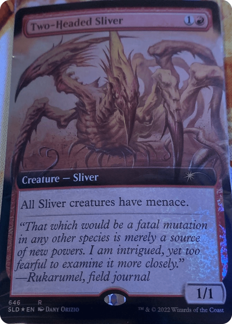 Two-Headed Sliver (Extended Art) [Secret Lair Drop Promos] MTG Single Magic: The Gathering  | Multizone: Comics And Games