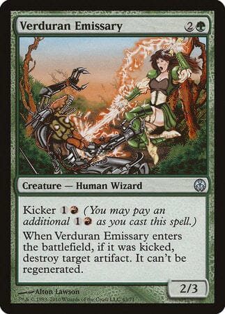 Verduran Emissary [Duel Decks: Phyrexia vs. the Coalition] MTG Single Magic: The Gathering  | Multizone: Comics And Games
