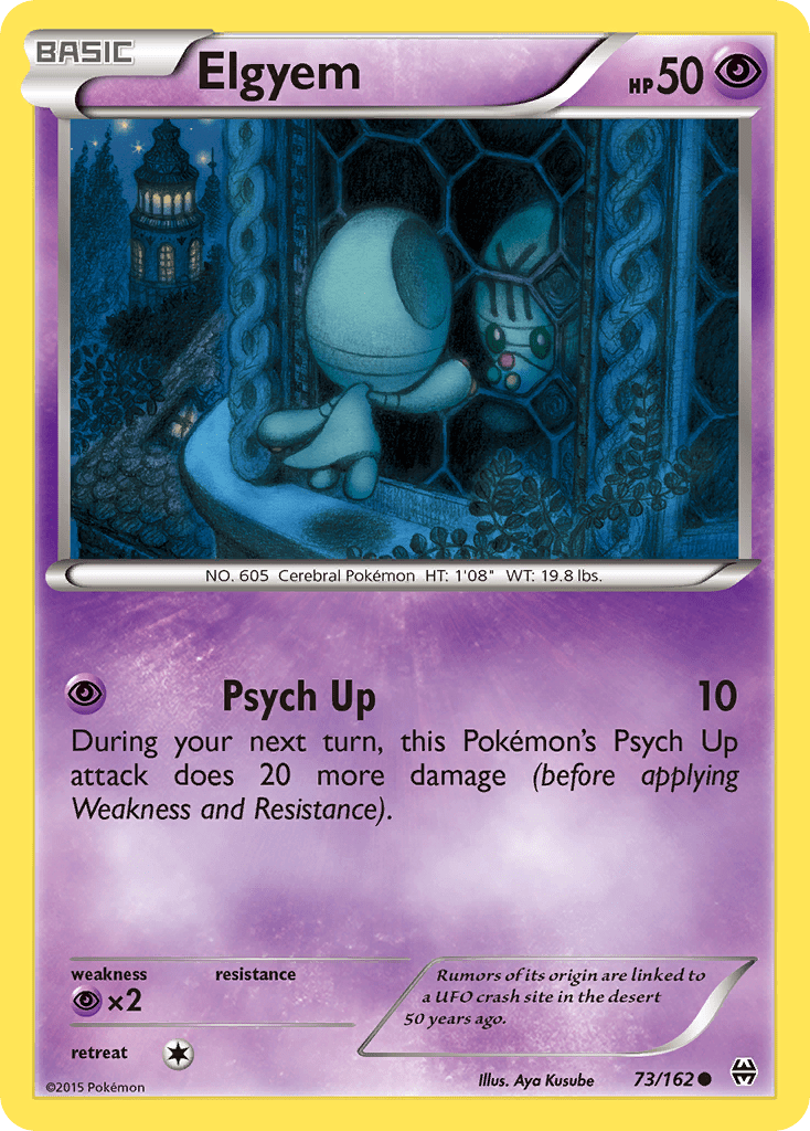 Elgyem (73/162) [XY: BREAKthrough] Pokemon Single Pokémon  | Multizone: Comics And Games