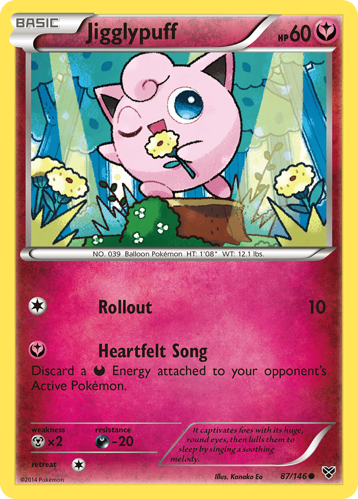 Jigglypuff (87/146) [XY: Base Set] Pokemon Single Pokémon  | Multizone: Comics And Games