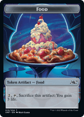 Cat // Food (10) Double-sided Token [Unfinity Tokens] MTG Single Magic: The Gathering  | Multizone: Comics And Games