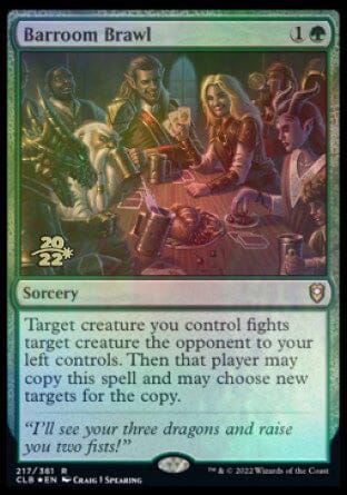 Barroom Brawl [Commander Legends: Battle for Baldur's Gate Prerelease Promos] MTG Single Magic: The Gathering  | Multizone: Comics And Games