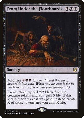 From Under the Floorboards [Commander 2019] MTG Single Magic: The Gathering  | Multizone: Comics And Games