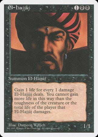 El-Hajjaj [Fourth Edition] MTG Single Magic: The Gathering  | Multizone: Comics And Games