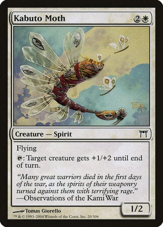 Kabuto Moth [Champions of Kamigawa] MTG Single Magic: The Gathering  | Multizone: Comics And Games