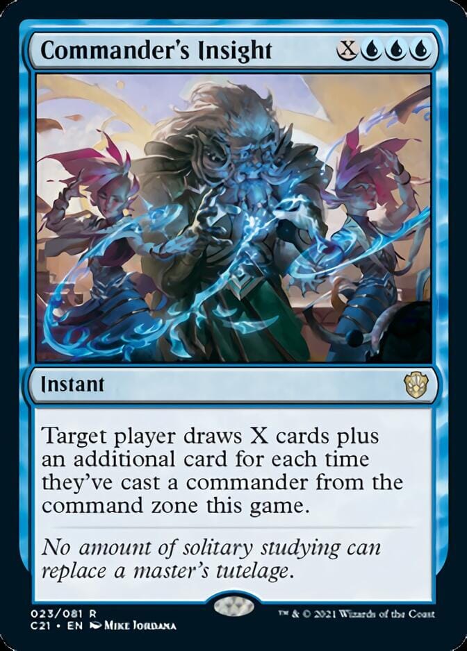 Commander's Insight [Commander 2021] MTG Single Magic: The Gathering  | Multizone: Comics And Games