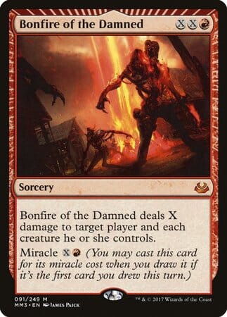 Bonfire of the Damned [Modern Masters 2017] MTG Single Magic: The Gathering  | Multizone: Comics And Games