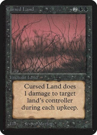 Cursed Land [Limited Edition Alpha] MTG Single Magic: The Gathering  | Multizone: Comics And Games