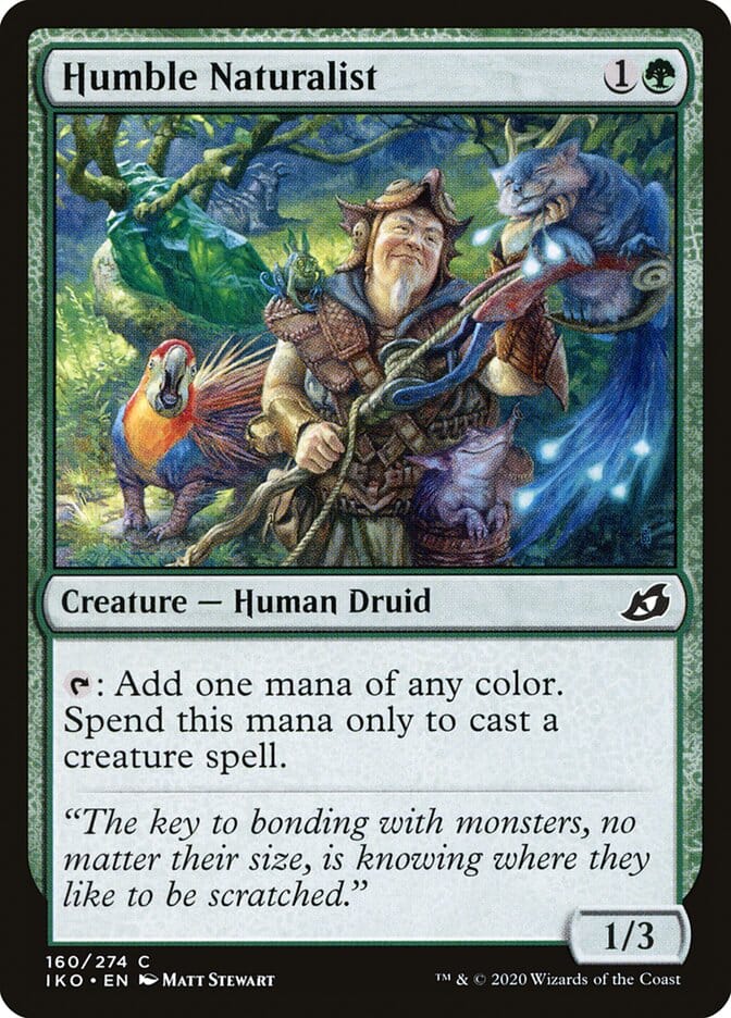 Humble Naturalist [Ikoria: Lair of Behemoths] MTG Single Magic: The Gathering  | Multizone: Comics And Games