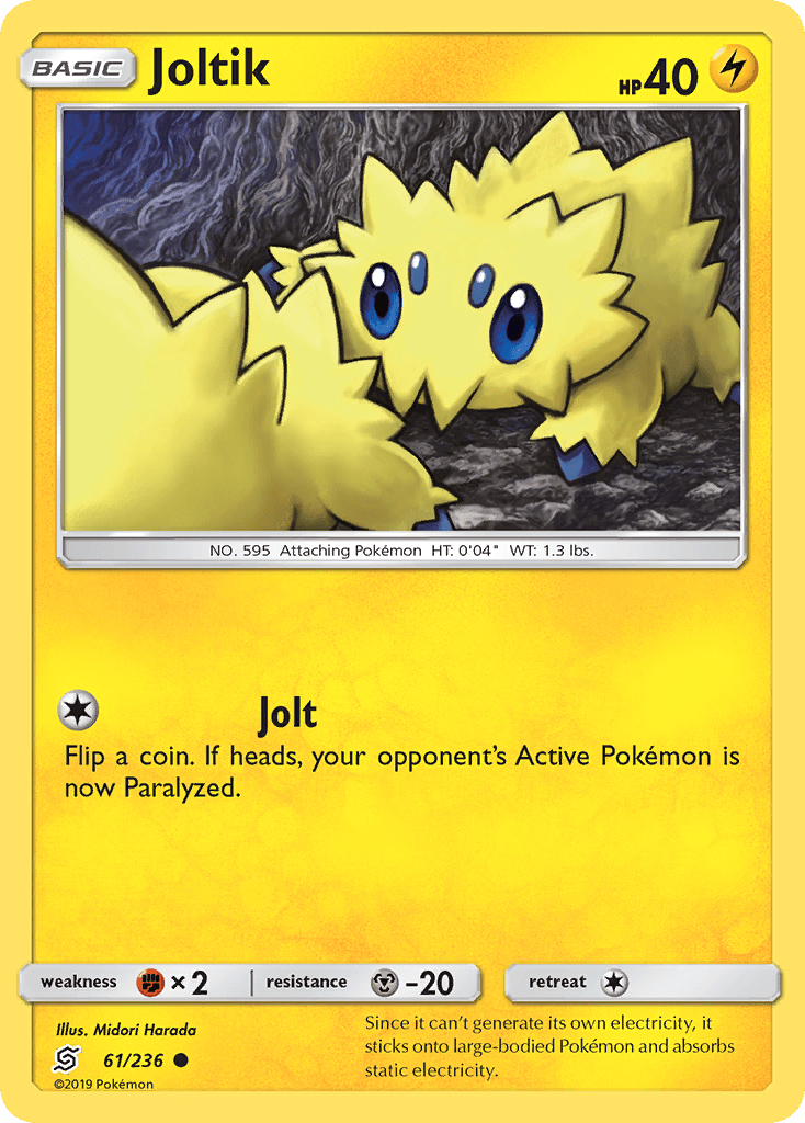 Joltik (61/236) [Sun & Moon: Unified Minds] Pokemon Single Pokémon  | Multizone: Comics And Games