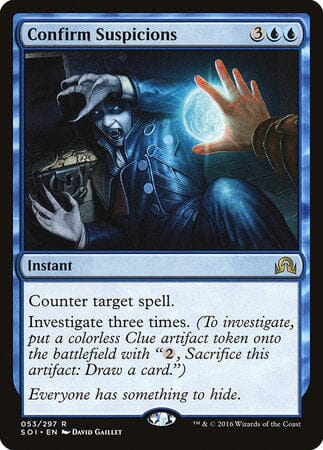 Confirm Suspicions [Shadows over Innistrad] MTG Single Magic: The Gathering  | Multizone: Comics And Games