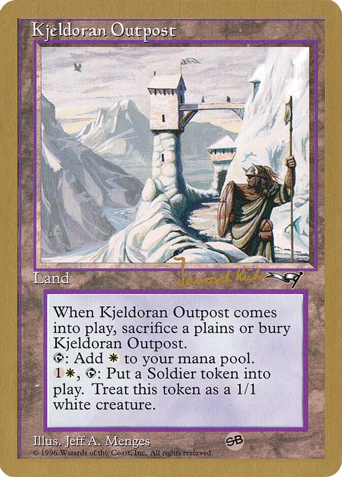 Kjeldoran Outpost (Janosch Kuhn) [World Championship Decks 1997] MTG Single Magic: The Gathering  | Multizone: Comics And Games