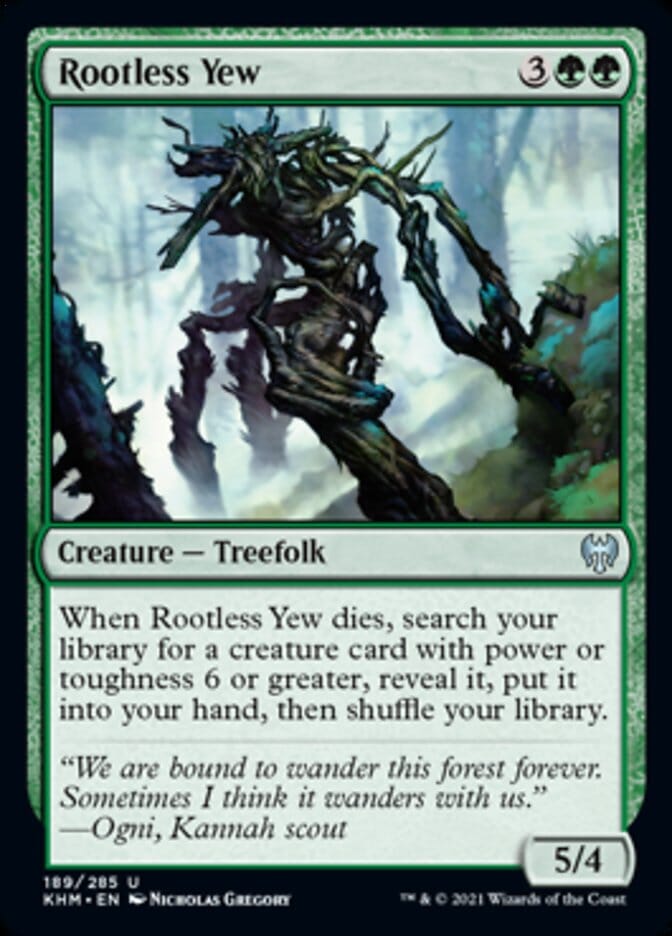 Rootless Yew [Kaldheim] MTG Single Magic: The Gathering  | Multizone: Comics And Games