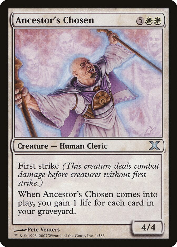 Ancestor's Chosen [Tenth Edition] MTG Single Magic: The Gathering  | Multizone: Comics And Games