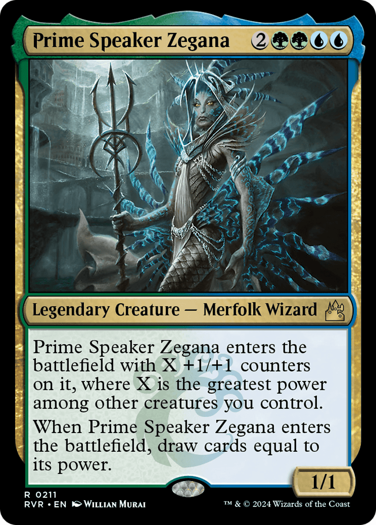 Prime Speaker Zegana [Ravnica Remastered] MTG Single Magic: The Gathering  | Multizone: Comics And Games
