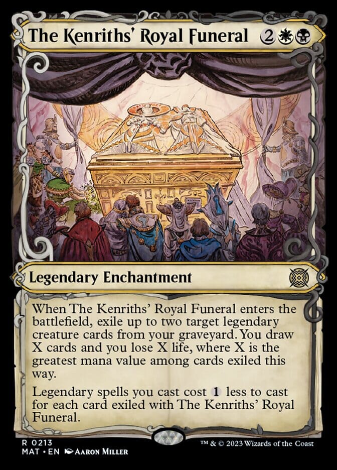 The Kenriths' Royal Funeral (Showcase Halo Foil) [March of the Machine: The Aftermath] MTG Single Magic: The Gathering  | Multizone: Comics And Games