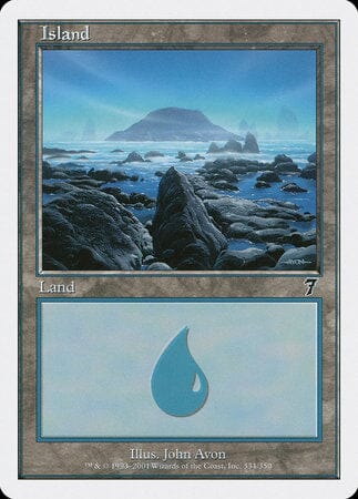 Island (334) [Seventh Edition] MTG Single Magic: The Gathering  | Multizone: Comics And Games