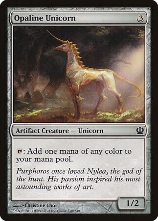 Opaline Unicorn [Theros] MTG Single Magic: The Gathering  | Multizone: Comics And Games